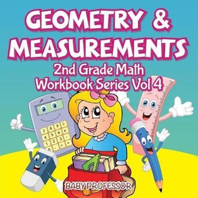 预订不退不换Geometry & Measurements 2nd Grade Math Workbook Series Vol 4