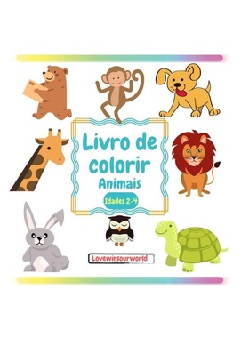 按需印刷POR Livro para colorir Animais[9781291247282]