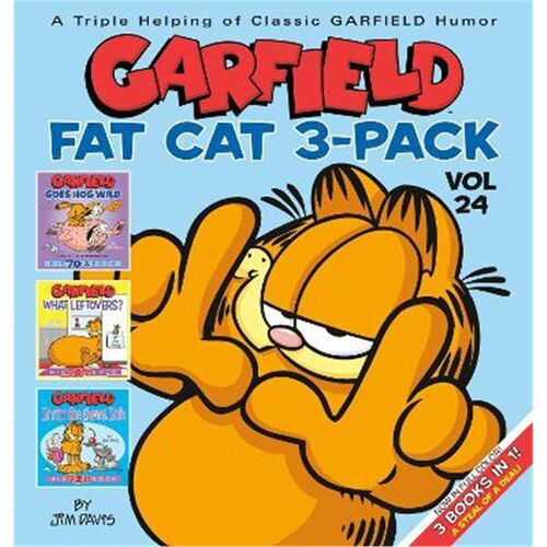 现货 Garfield Fat Cat 3-Pack #24 加菲猫漫画三合一24 英文版 进口英语原版书籍