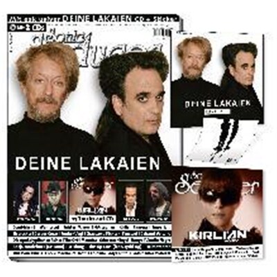 预订不退不换德语 Sonic Seducer + Titelstory Deine Lakaien + 2 Audio-CD:+ exklusive CD & Sticker + Evanescence + Nick Cav