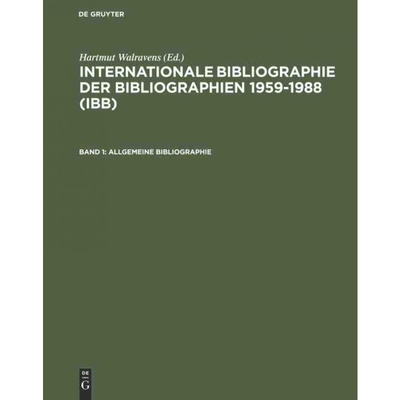 按需印刷DEG Allgemeine Bibliographie[9783598337352]