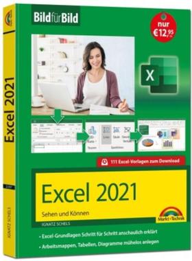 预订【德语】 Excel 2021 Bild für Bild erkl?rt:Komplett in Farbe. Ideal für alle Einsteiger,