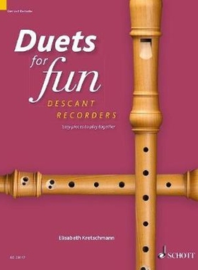 预订Duets for fun: Descant Recorder:Easy pieces to play together