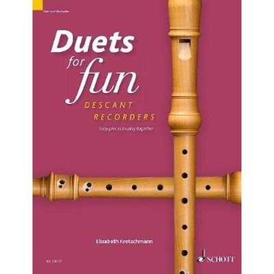 预订Duets for fun: Descant Recorder:Easy pieces to play together