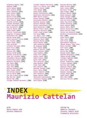进口艺术 英文原版 Maurizio Cattelan: Index 原版进口图书籍【上海外文书店】