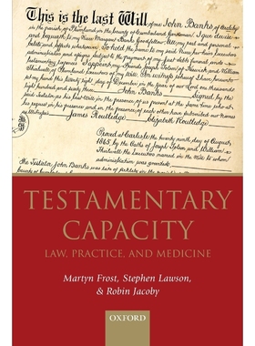 按需印刷Testamentary Capacity[9780198727521]