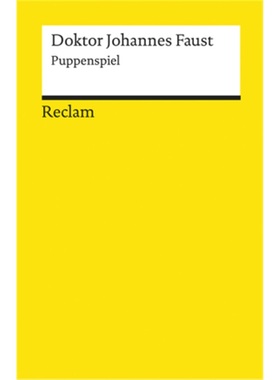 预订【德语】 Doktor Johannes Faust[9783150063781]