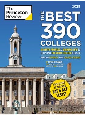 预售【2024新书】Best 390 Colleges 2025[9780593517505]