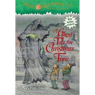神奇树屋 英文原版 Magic Tree House#44: A Ghost Tale for Christmas Time Merlin Mission 儿童桥梁章节书 中小学生课外读物