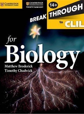 预订Breakthrough to CLIL for Biology Age 14+ Workbook