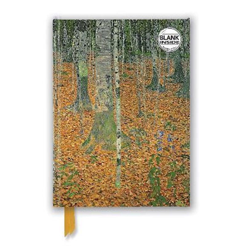 预订gustav klimt: the birch wood (foiled blank journal)