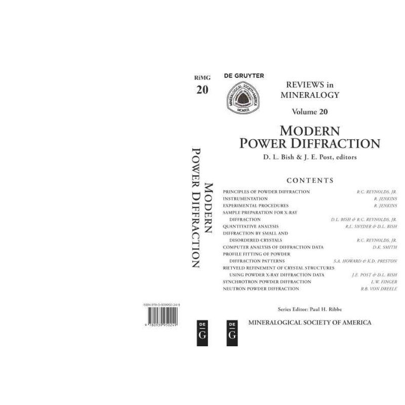 按需印刷不退不换DGYT Modern Powder Diffraction[9780939950249]