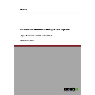 按需印刷不退不换Production and Operations Management Assignment[9783640374489]