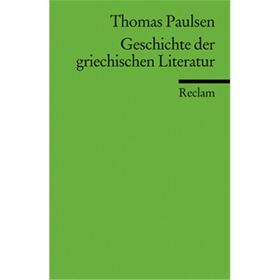 预订【德语】Geschichte der griechischen Literatur[9783150176573]