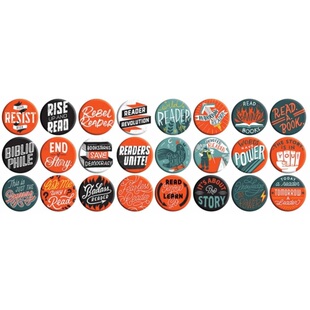 预订Rebel Readers Button Box[9781423656104]