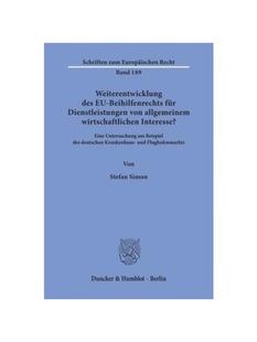 预订【德语】Weiterentwicklung des EU-Beihilfenrechts für Dienstleistungen von allgemeinem wirtschaftlichen Interesse?:E