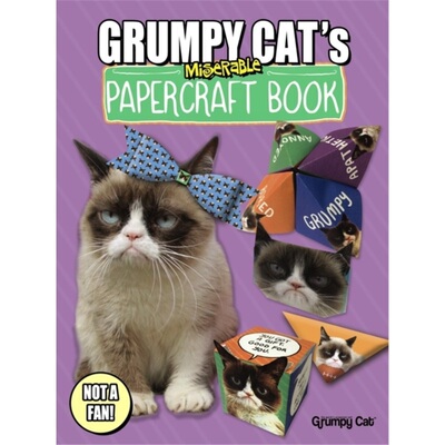 预订不退不换Grumpy Cat's Miserable Papercraft Book[9780486803210]