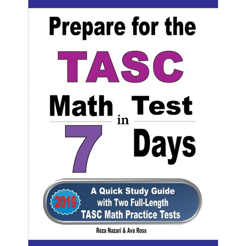 按需印刷不退不换Prepare for the TASC Math Test in 7 Days[9781646121007]