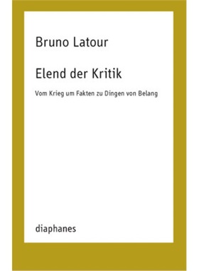 预订【德语】 Elend der Kritik[9783035804201]