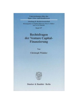 预订【德语】Rechtsfragen der Venture Capital-Finanzierung.: