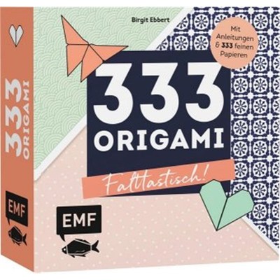 预订【德语】333 Origami - Falttastisch!:Mit Anleitungen und 333 feinen Papieren