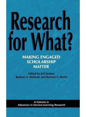 按需印刷Research for What? Making Engaged Scholarship Matter (Hc)[9781617351662]
