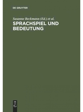按需印刷DEG Sprachspiel und Bedeutung[9783484730540]