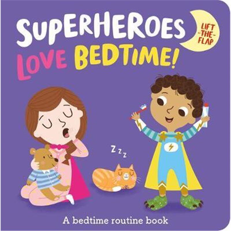 预订superheroes love bedtime!