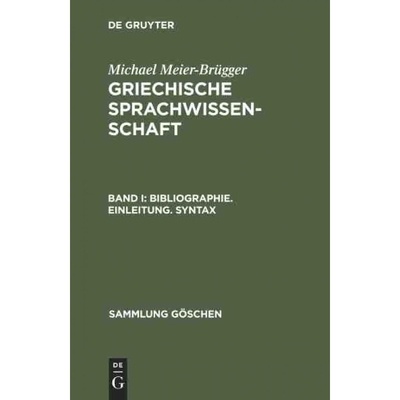 按需印刷DEG Bibliographie. Einleitung. Syntax[9783110125504]
