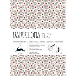 预订Barcelona Tiles:Gift & Creative Paper Book Vol. 36