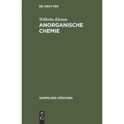 按需印刷DEG Anorganische Chemie[9783111003627]