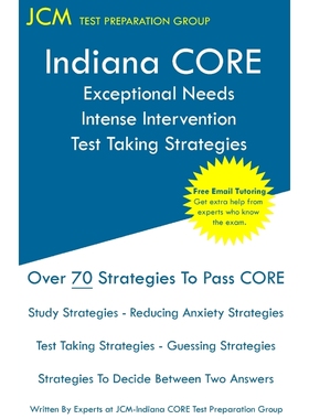 按需印刷Indiana CORE Exceptional Needs Intense Intervention - Test Taking Strategies[9781647680718]