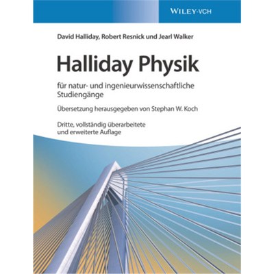 预订【德语】Halliday Physik:für natur- und ingenieurwissenschaftliche Studiengänge