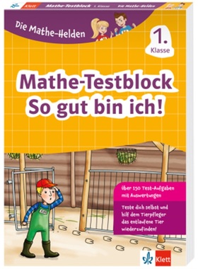 预订【德语】 Klett Die Mathe-Helden: Mathe-Testblock So gut bin ich! 1. Klasse[9783129496800]