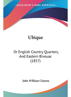 按需印刷不退不换Ubique[9781104517212]