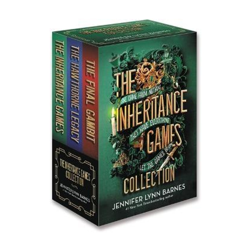 2022新精装 The Inheritance Games Collection英文原版遗产游戏套装3册詹妮弗·巴恩斯悬疑推理小说 Jennifer Lynn Barnes