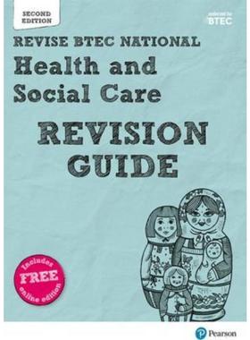 预订Pearson REVISE BTEC National Health and Social Care Revision Guide inc online edition - 2023 and 2024 exams and asse