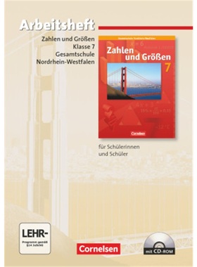 预订【德语】 Zahlen und Größen - Kernlehrpläne Gesamtschule Nordrhein-Westfalen - 7[9783060013432]
