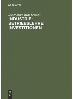 按需印刷DEG Industriebetriebslehre: Investitionen[9783486244809]