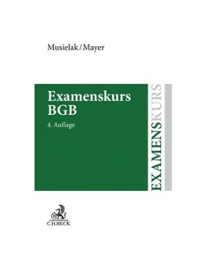 Eine Fragen 德语 BGB zur mit 预订 Recht Darstellung Examenskurs dem aus ausgew?hlter Examensvorbereitung Bürgerlichen