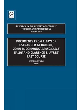 预订不退不换Documents from F. Taylor Ostrander at Oxford, John R. Commons' Reasonable Value and Clarence E. Ayre