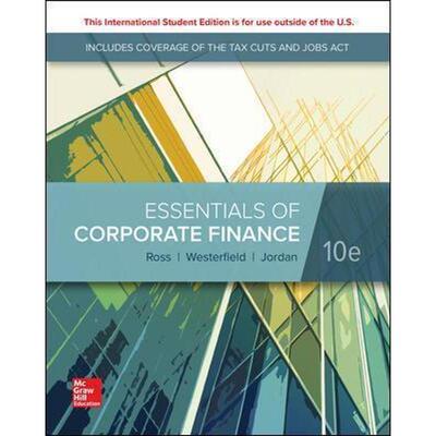 预订不退不换ISE Essentials of Corporate Finance