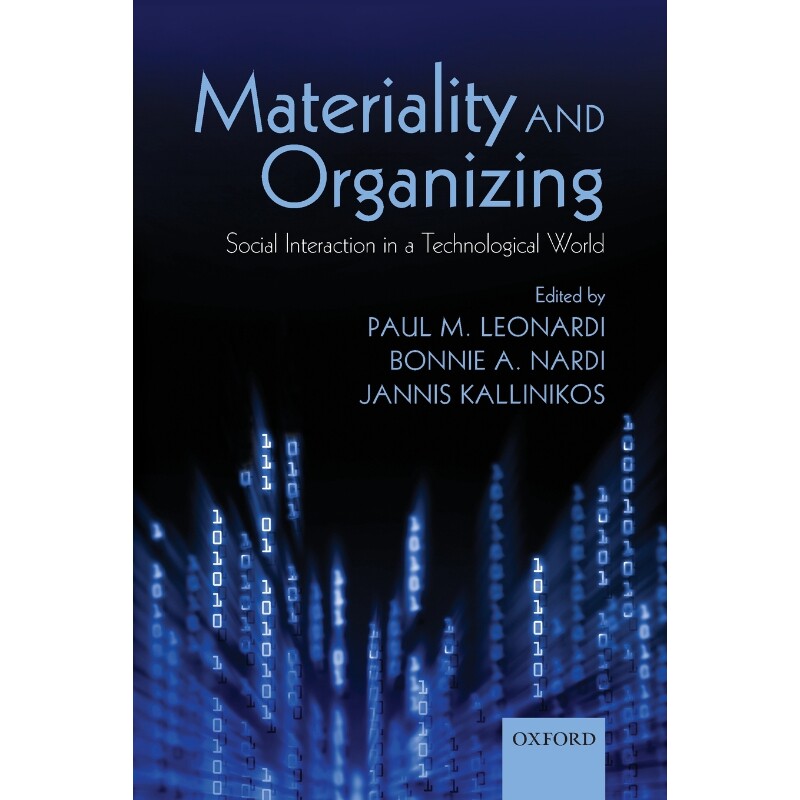按需印刷不退不换Materiality and Organizing[9780199664061]