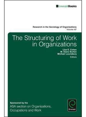 按需印刷The Structuring of Work in Organizations[9781786354365]