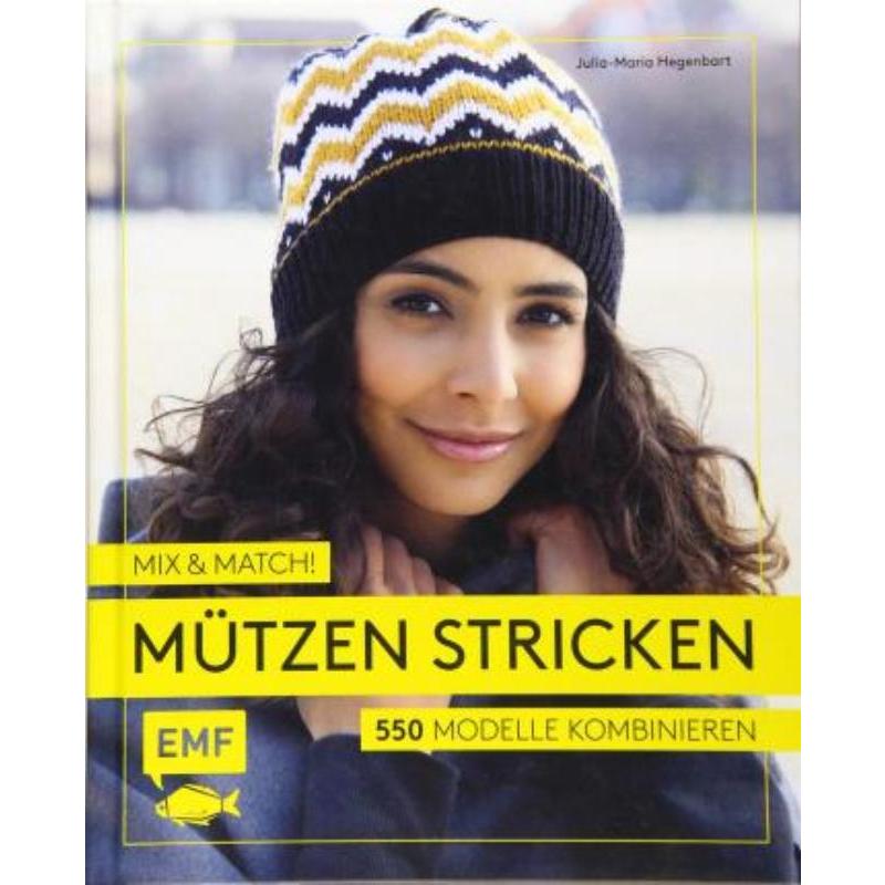 预订【德语】 Mix and Match! Mützen stricken:550 Modelle kombinieren - Mit Jacquard-, M
