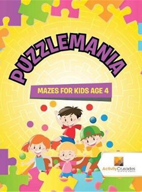 按需印刷Puzzlemania:Mazes for Kids Age 4[9780228219071]