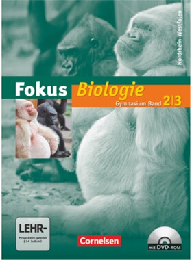 预订不退不换德语 Fokus Biologie - Gymnasium Nordrhein-Westfalen - Band 2/3[9783060129676]