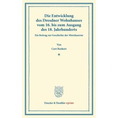 预订【德语】 Die Entwicklung des Dresdner Wohnhauses:v