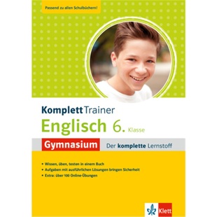 预订【德语】 Klett KomplettTrainer Gymnasium Englisch 6. Klasse[9783129275863]