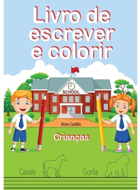 按需印刷POR Livro de Escrever e Colorir (Edi??o em letras grandes)[9781087907772]